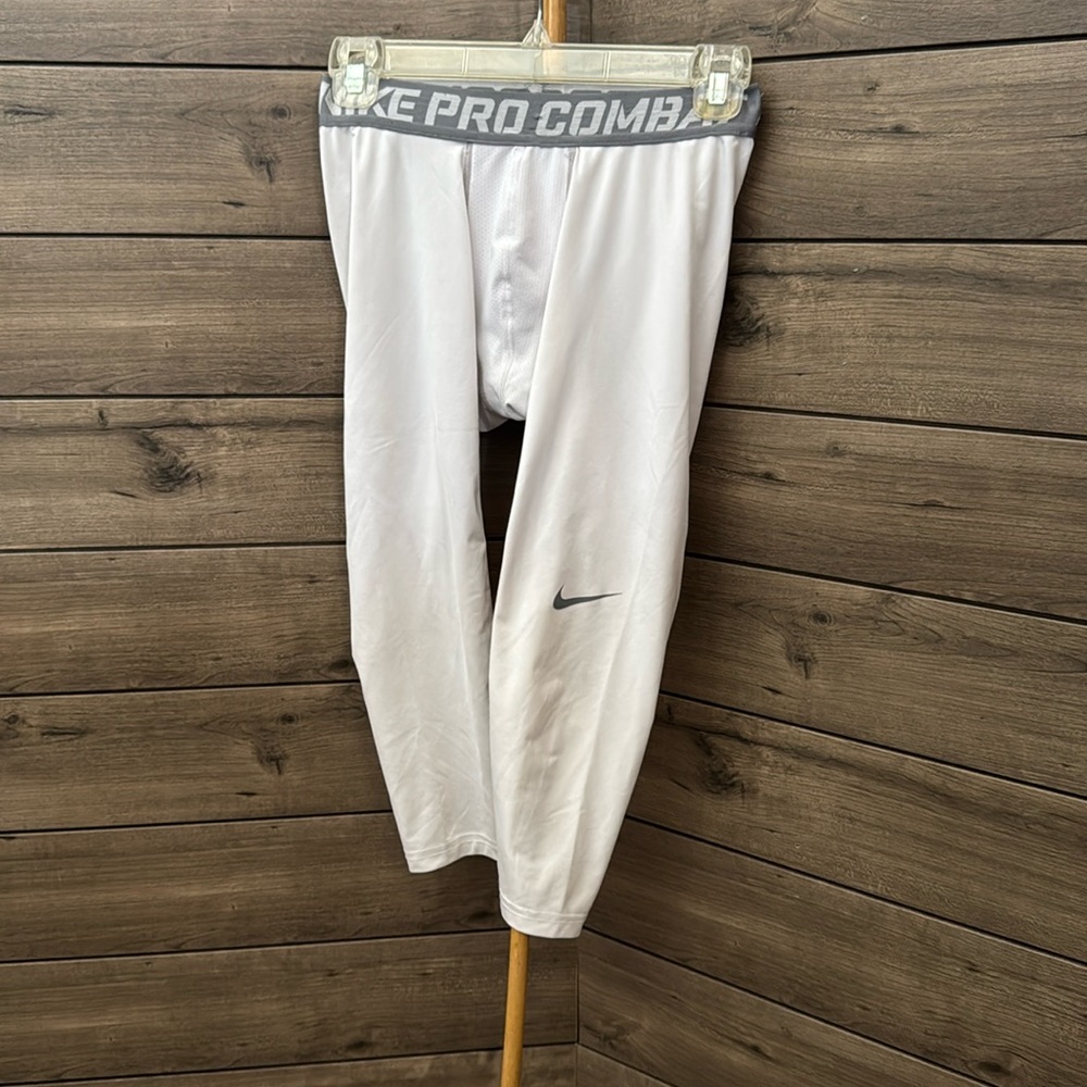 Nike Pro Combat Dri Fit Tapered Compression Pants - medium